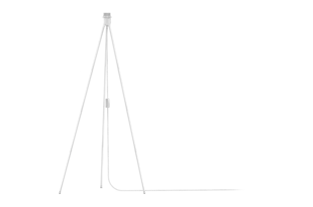 Floor Tripod, Matte White, 43"