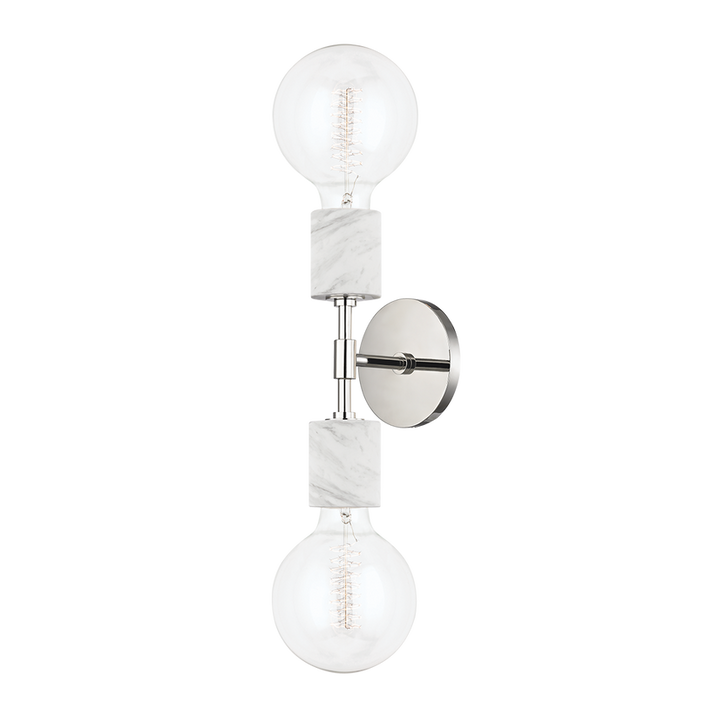 Asime Wall Sconce 20" - Polished Nickel