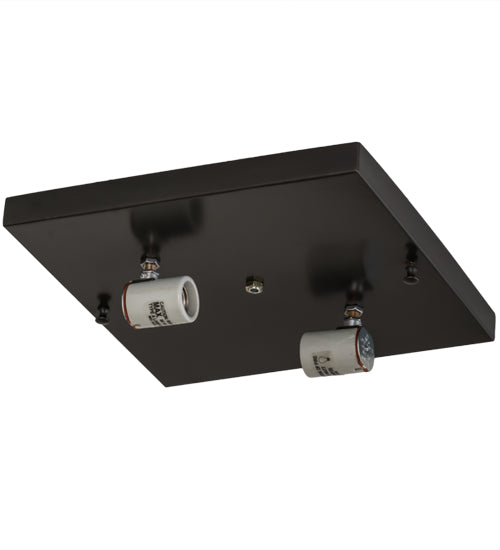 12"Sq Hyde Park Prime Flushmount