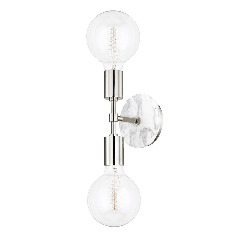 Chloe Wall Sconce 20" - Polished Nickel