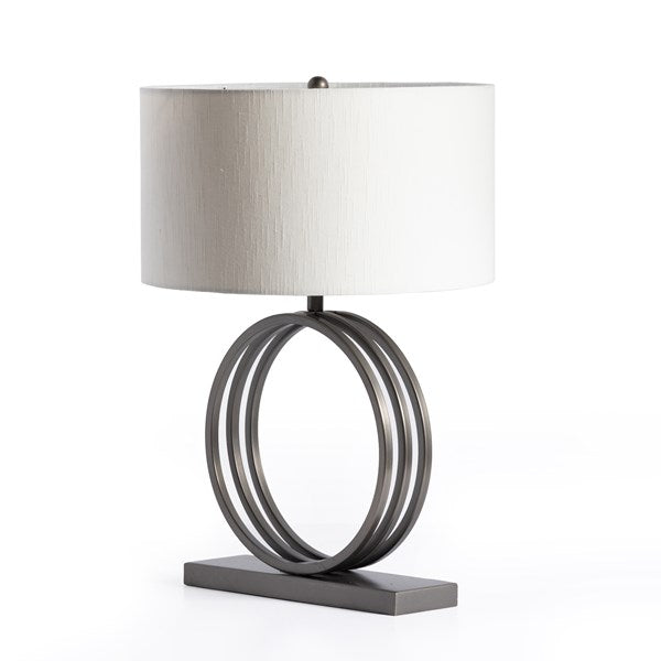 Laura Table Lamp - Dark Pewter Stainless Steel