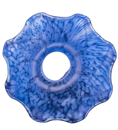 4" Wide X 6" High Blue Pond Lily Shade