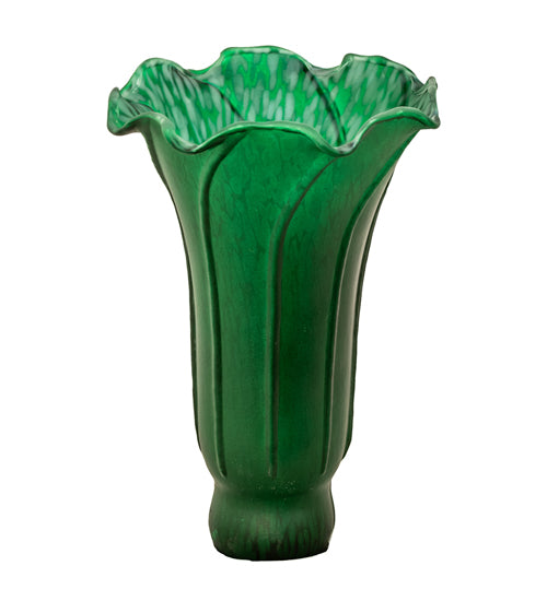 4" Wide X 6" High Green Pond Lily Shade