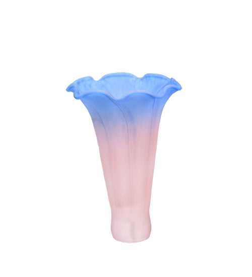 3"W X 5"H Pink/Blue Lily Shade