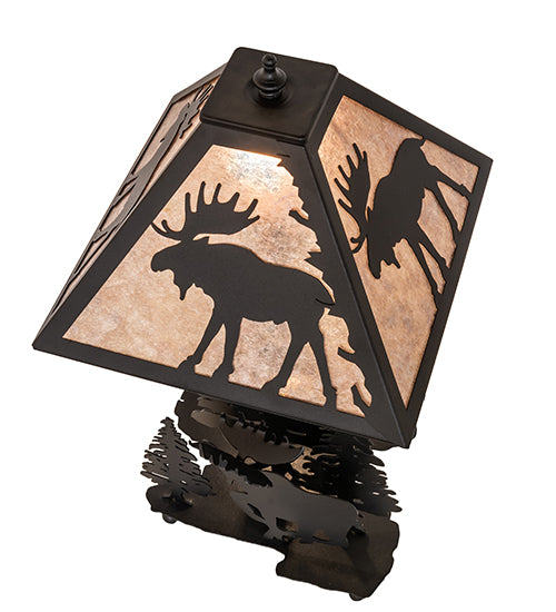 21" High Moose On The Loose Table Lamp