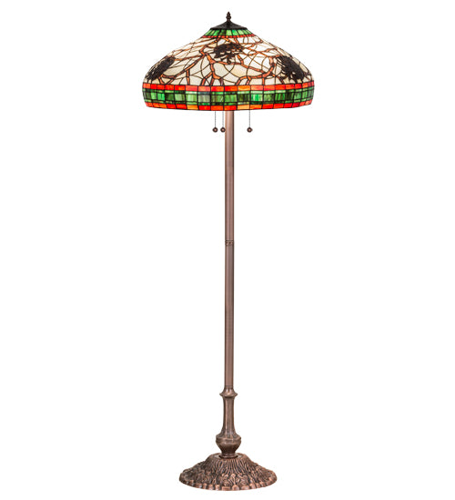 61" High Pinecone Floor Lamp