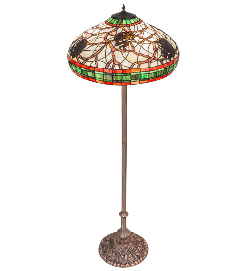 61" High Pinecone Floor Lamp