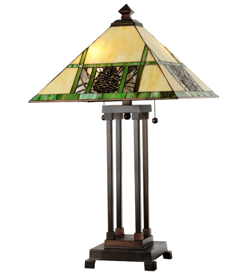 24" High Pinecone Ridge Table Lamp