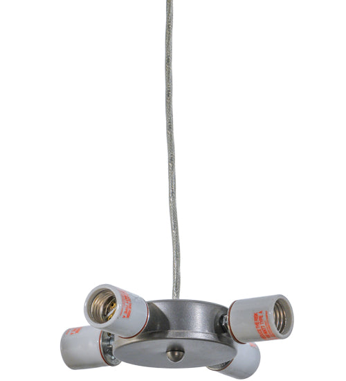 Brushed Nickel 4 Lt Inverted Pendant Hardware