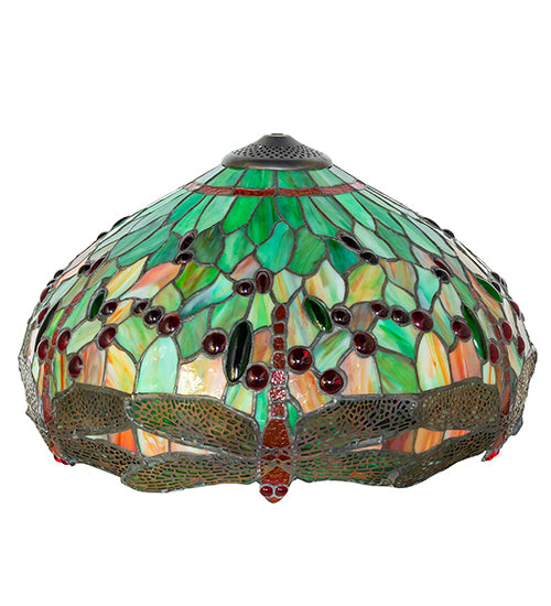 16" Wide Tiffany Hanginghead Dragonfly Shade