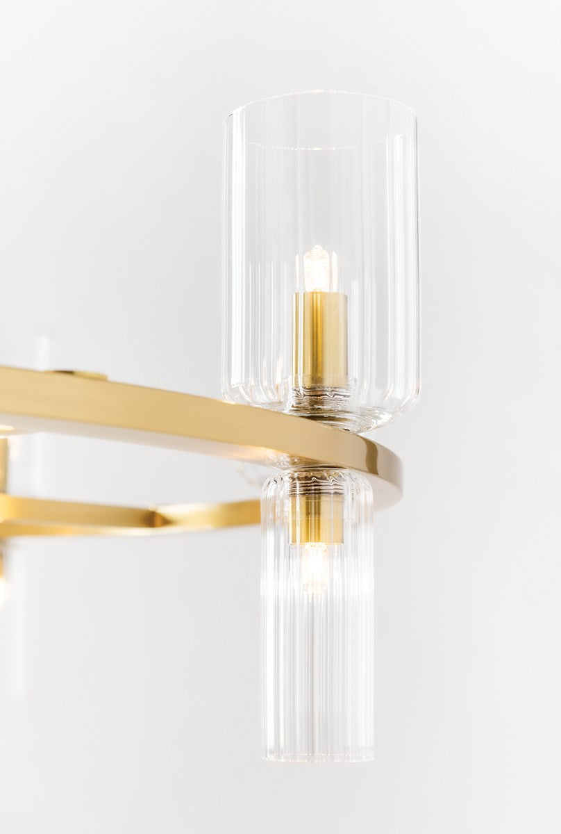 Tabitha Chandelier - Aged Brass