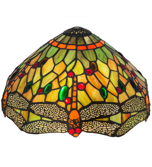 12" Wide Tiffany Hanginghead Dragonfly Shade