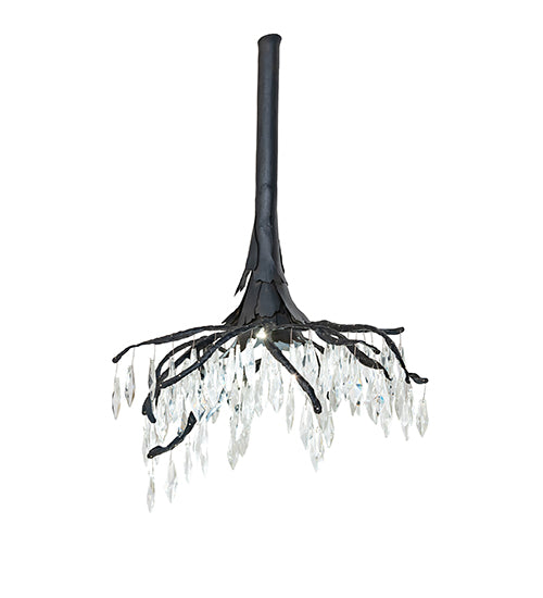 22"W Winter At Stillwater Chandelier