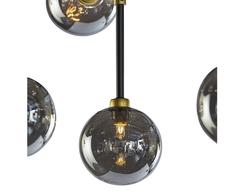 Deimos Chandelier - Large - Smoke Grey