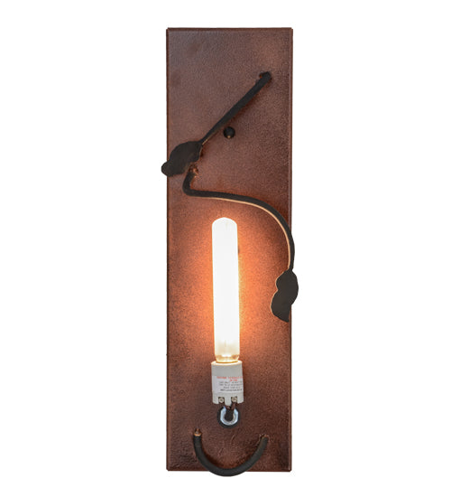 5.75"W Wine Bottle Pocket Wall Sconce Hardware