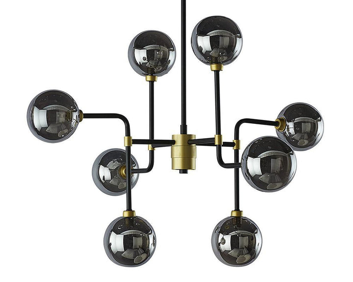 Deimos Chandelier - Small - Smoke Grey