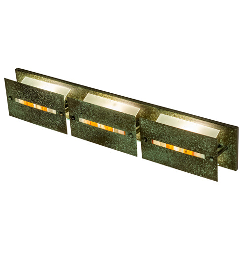 36" Wide Moss Creek Stepping Stone 3 Light Vanity Light