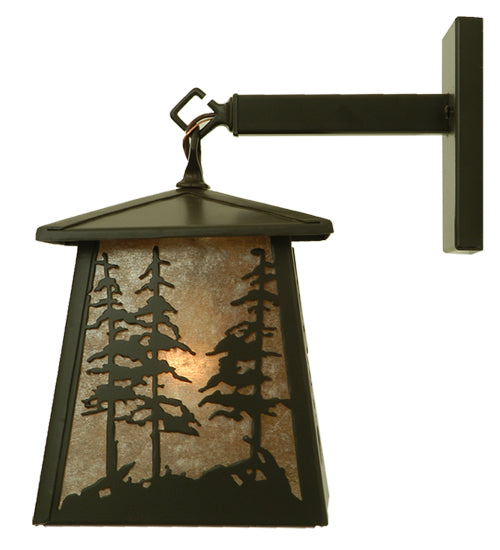 7"W Stillwater Tall Pines Hanging Wall Sconce