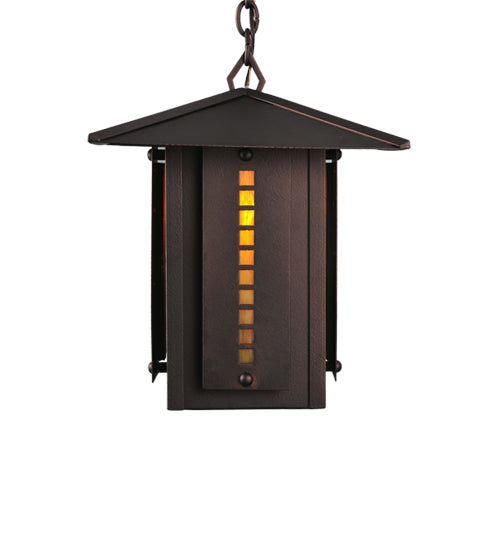 14"Sq Moss Creek Stepping Stone Lantern Pendant