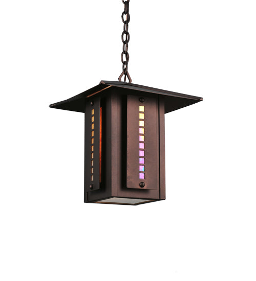 14"Sq Moss Creek Stepping Stone Lantern Pendant