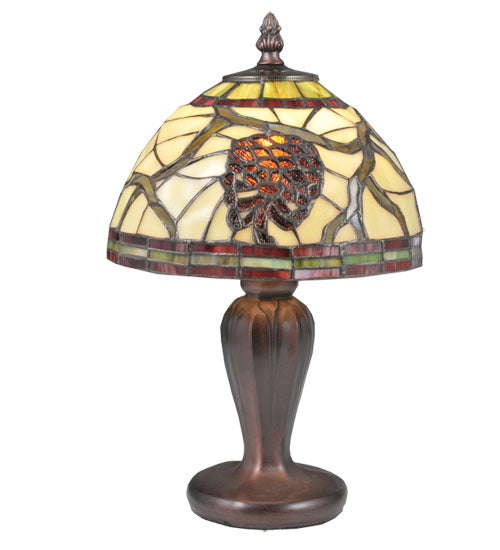 13" High Pinecone Mini Lamp