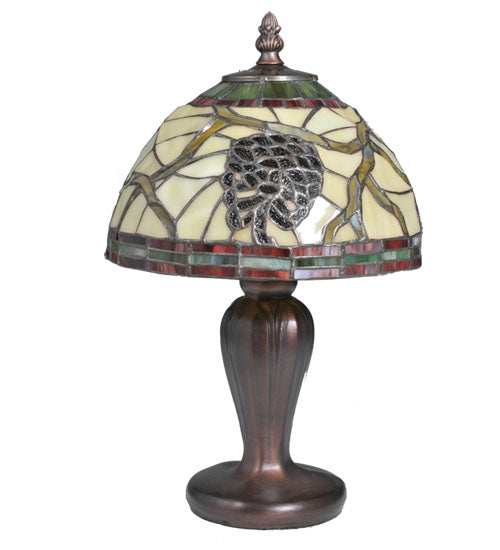 13" High Pinecone Mini Lamp