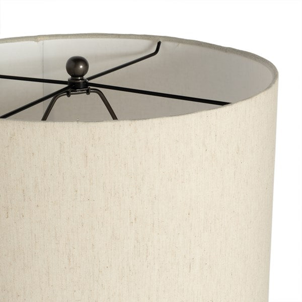 Leander Table Lamp-Pewter