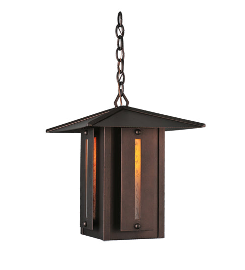 14" Square Moss Creek Creekside Lantern Pendant