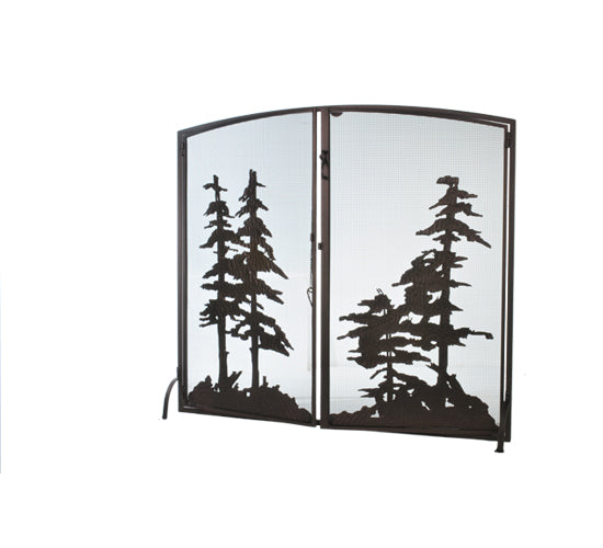 47" Wide X 43" High Tall Pines Fireplace Screen