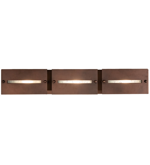 36" Wide Moss Creekside 3 Light Vanity Light