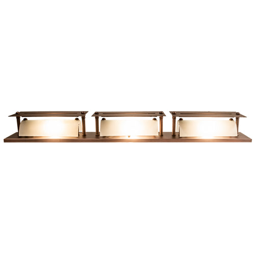 36" Wide Moss Creekside 3 Light Vanity Light