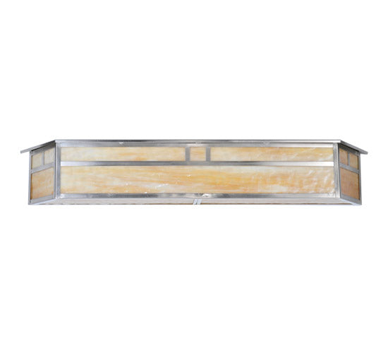 38"W Hyde Park Double Bar Mission Vanity Light