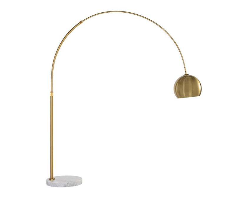 Vern Floor Lamp - Brass