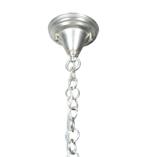 20"W Metro Fusion Deco Ball Frosted Inverted Pendant