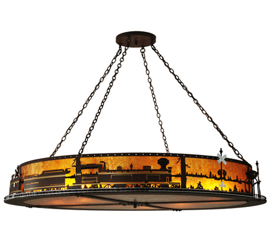 72"W Train Inverted Pendant