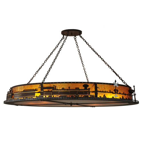 72"W Train Inverted Pendant