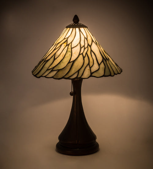 18"H Willow Jadestone Table Lamp