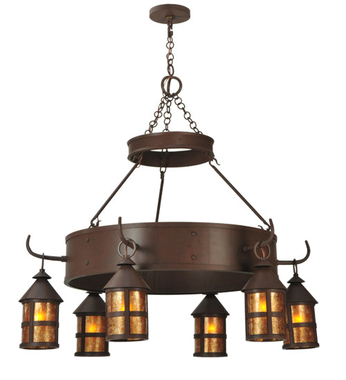 48" Wide Aberdeen 6 Light Chandelier