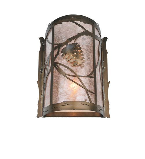 10"W Whispering Pines Wall Sconce