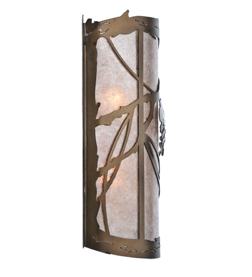 10"W Whispering Pines Wall Sconce