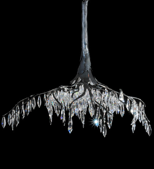 32"W Winter At Stillwater Chandelier