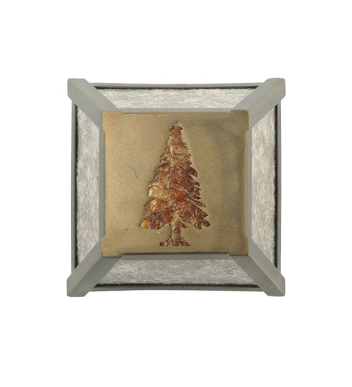 7" Wide Tall Pines Wall Sconce