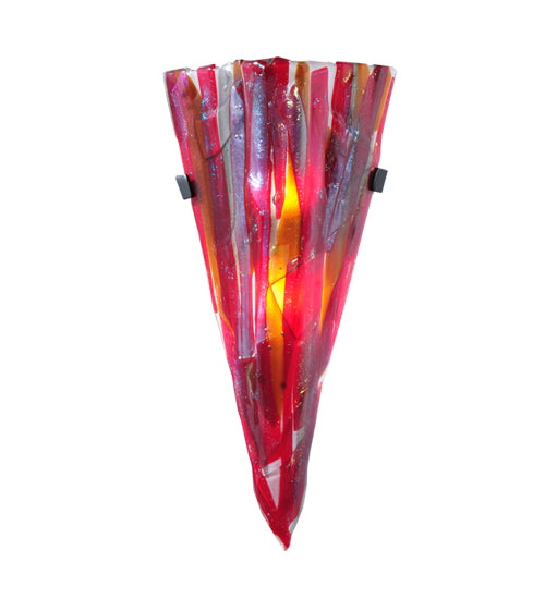 8"W Metro Fusion Lava Wall Sconce