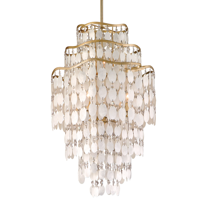 Dolce Pendant 31" - Champagne Leaf