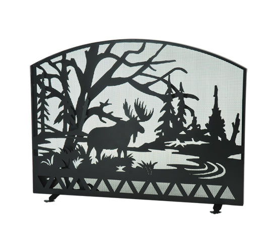 54"W X 42"H Moose Creek Fireplace Screen