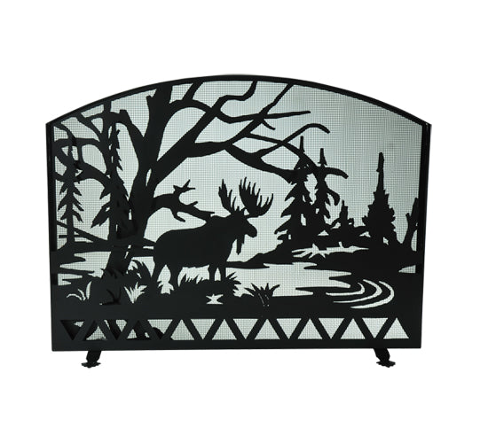 54"W X 42"H Moose Creek Fireplace Screen