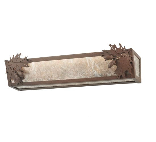 24"W Oak Leaf & Acorn Vanity Light