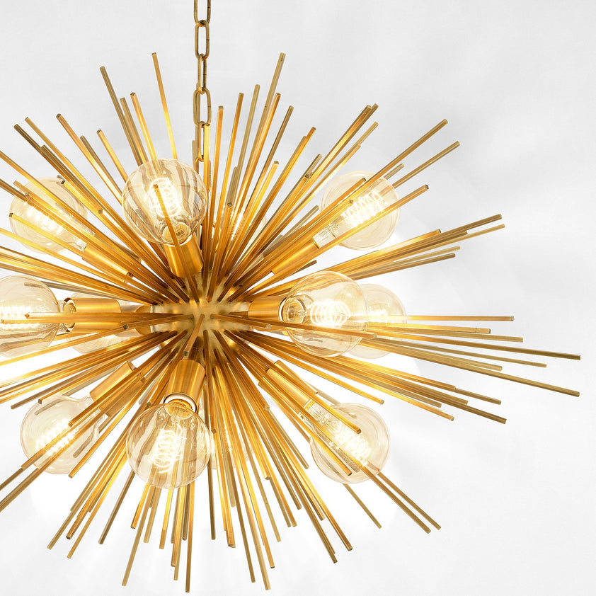 Chandelier Boivin Matte Brass Finish