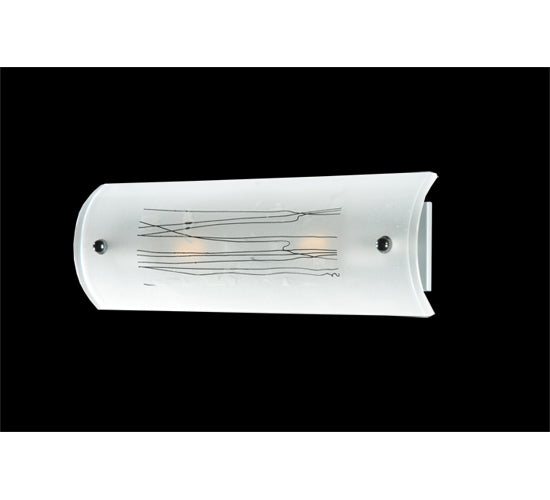 18"W Metro Fusion Twigs Glass Vanity Light