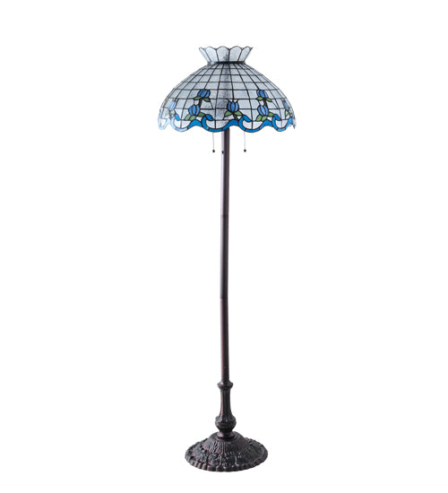 62" High Roseborder Floor Lamp